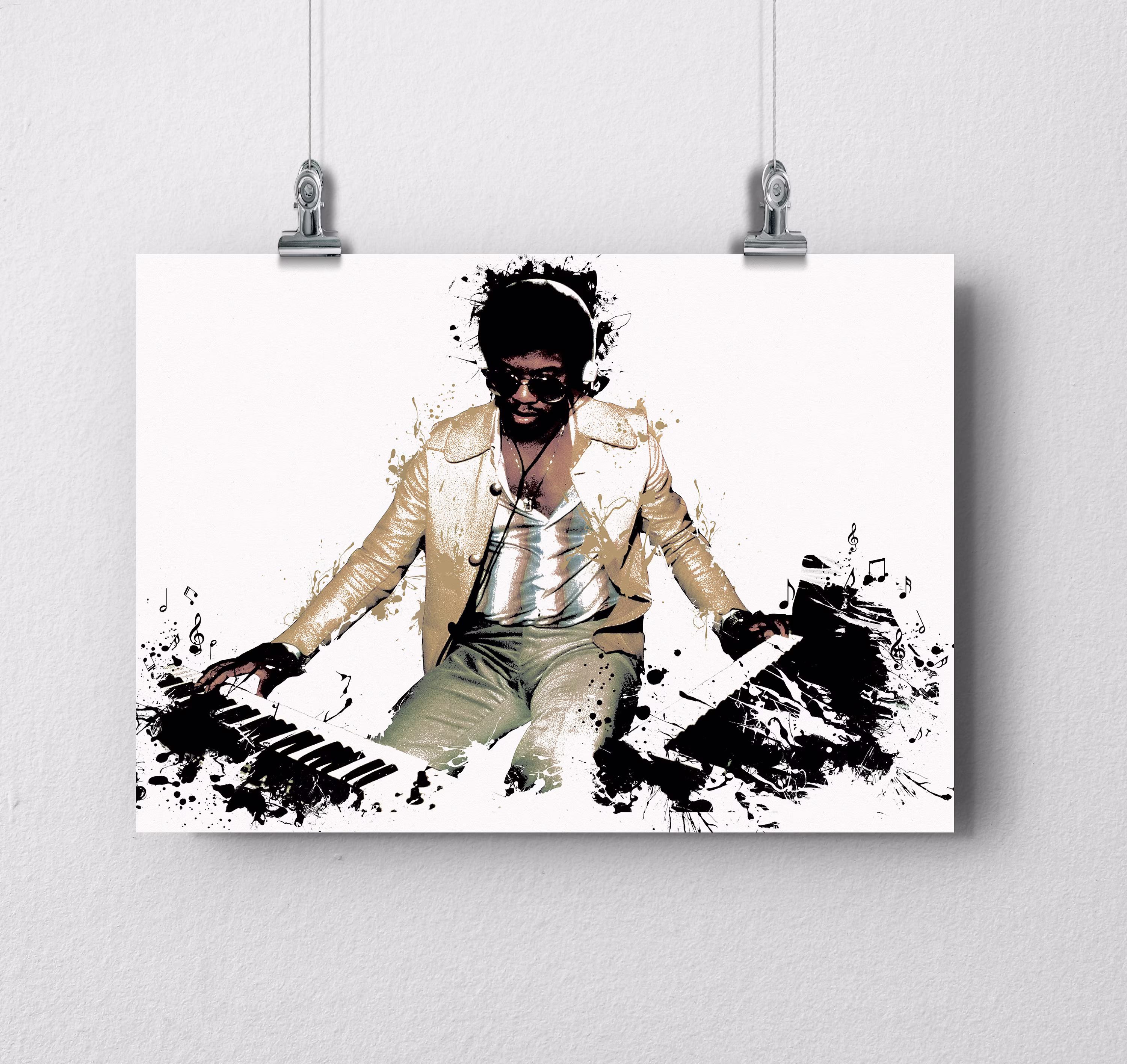Herbie Hancock Jazz Art Poster, Music Poster Canvas, Mancave