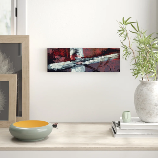 Enigma Panorama Abstract 966 Graphic Art Print on Canvas