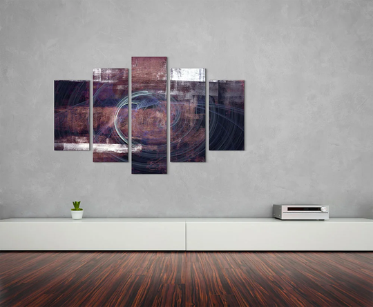 Enigma Scultpure Abstract 1102 Graphic Art Print Multi-Piece Image on Canvas