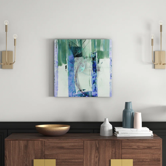 Enigma Abstract 1394 Graphic Art Print on Canvas