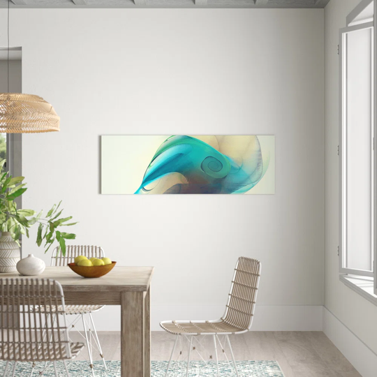 Enigma Panorama Abstract 180 Graphic Art Print on Canvas