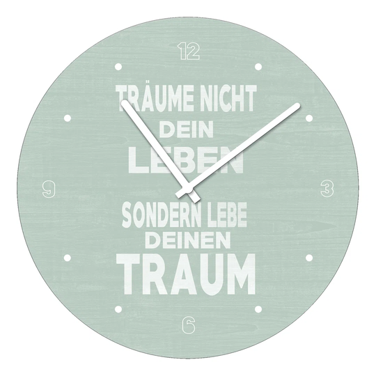 Leben & Traum Graphic Art on Glass