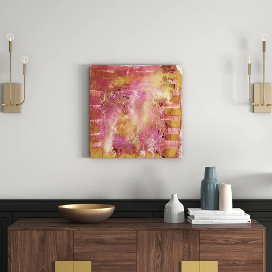 Enigma Abstract 821 Graphic Art Print on Canvas