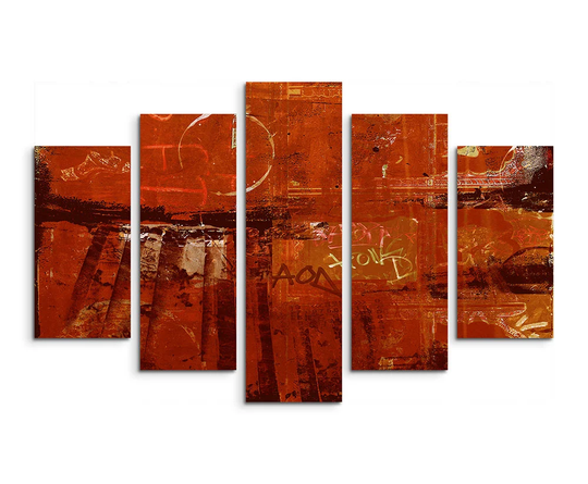 Enigma Abstract 819 Graphic Art Print Multi-Piece Image on Canvas