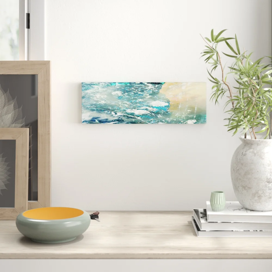 Panorama Abstract 981 Graphic Art Print on Canvas