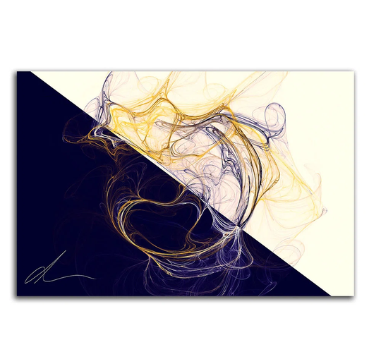 Enigma 244 Abstract Graphic Art Print on Canvas