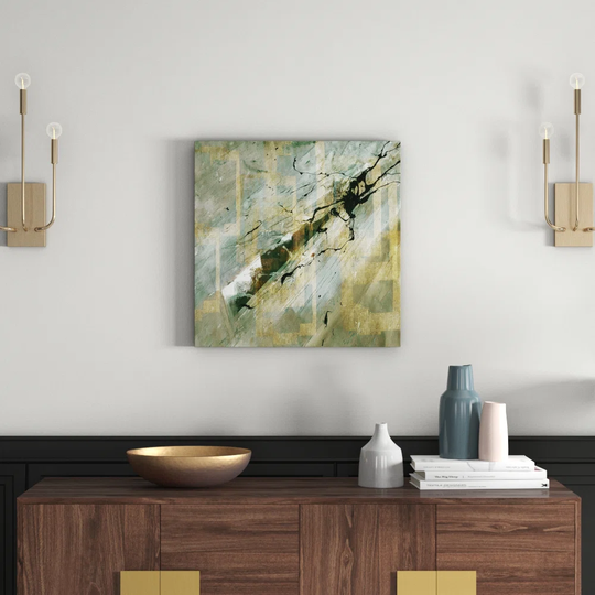 Enigma Abstract 559 Graphic Art Print on Canvas