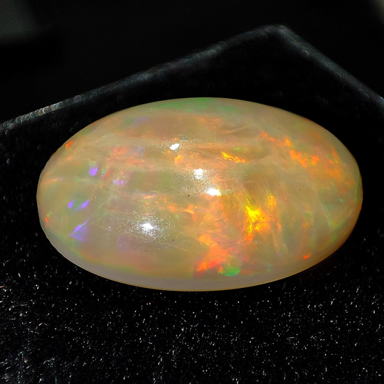 13.80 Cts Natural Opal Cabochon Ethiopian Oval Shape Amazing Quality Gemstone Huge Size Stunning Welo Fire