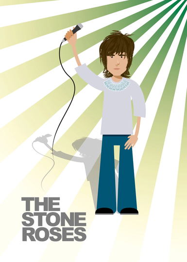 stone Roses Special Offer 4 X A4 Prints Of Band. Reni, John Squire, Ian Brown, Mani, A3, Colour Artwork Print, Digital Wall Art