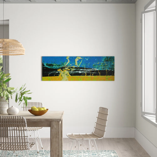 Enigma Panorama Abstract 662 Graphic Art Print on Canvas