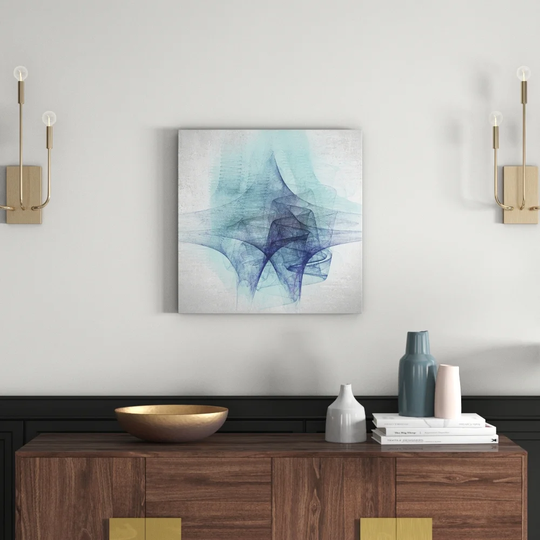 Enigma Abstract 1065 Graphic Art Print on Canvas