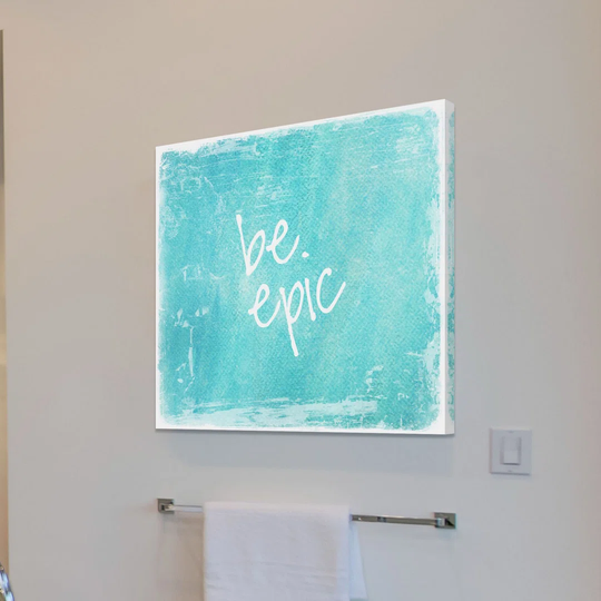 Be Epic-Square by Sylvia Cook - Wrapped Canvas Graphic Art Print