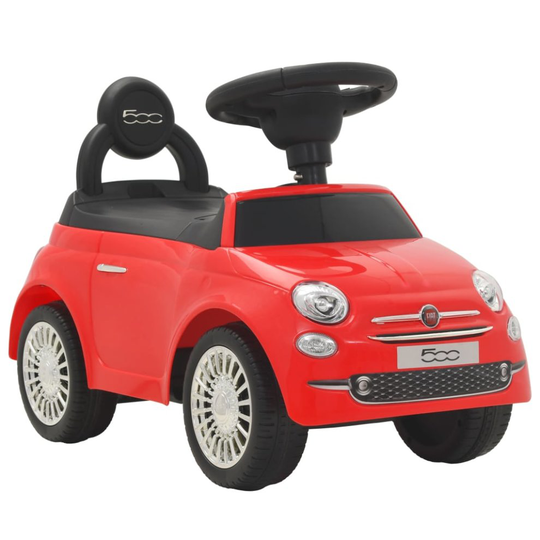 vidaXL Ride-on Car Fiat 500 Red Children Kids Riding Toy Training Vehicle