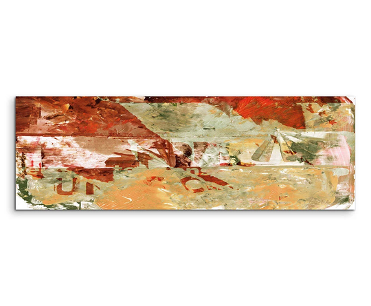 Panorama Abstract 920 Graphic Art Print on Canvas