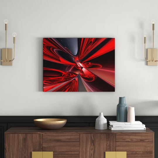 'Fantasy Graphic' Graphic Art Print on Canvas