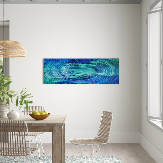 Enigma Panorama Abstract 1037 Graphic Art Print on Canvas