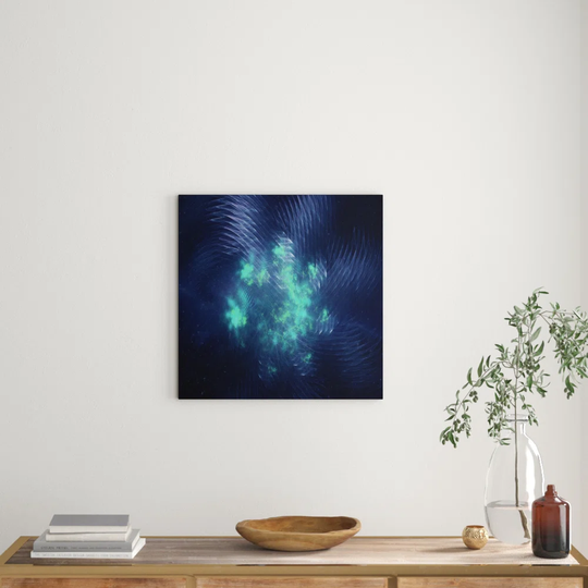 Enigma 1011 Abstract Graphic Art Print on Canvas