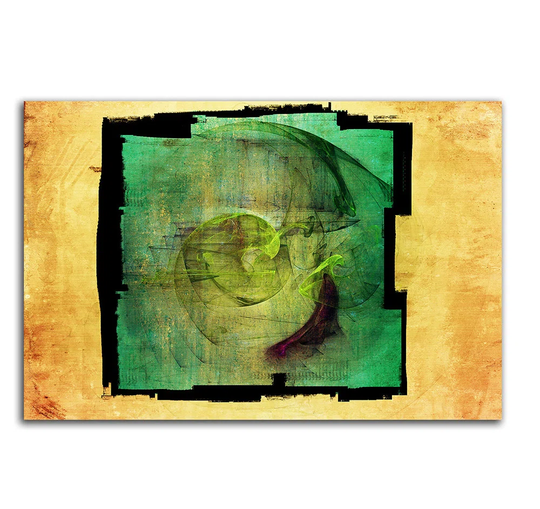 Abstract 383 - Wrapped Canvas Graphic Art Print on Canvas