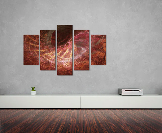 Enigma Scultpure Abstract 1156 Graphic Art Print Multi-Piece Image on Canvas