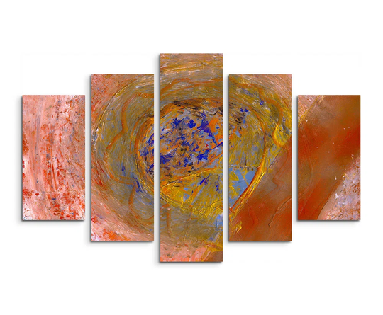 Enigma Abstract 605 Graphic Art Print Multi-Piece Image on Canvas