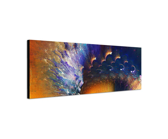 Enigma Panorama Abstract 304 Graphic Art Print on Canvas