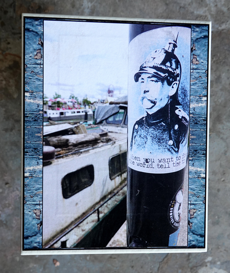 Original Chad Dugas Art. London Street Art Photography. Industrial Urban Abstract Dorm Wall Beautiful Decay. Handmade