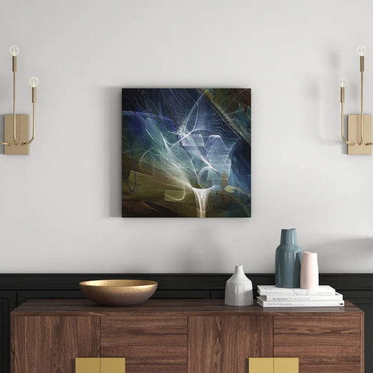 Enigma Abstract 1060 Graphic Art Print on Canvas