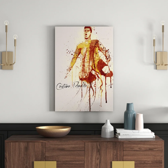 Enigma Cristiano Ronaldo III Graphic Art Print on Canvas