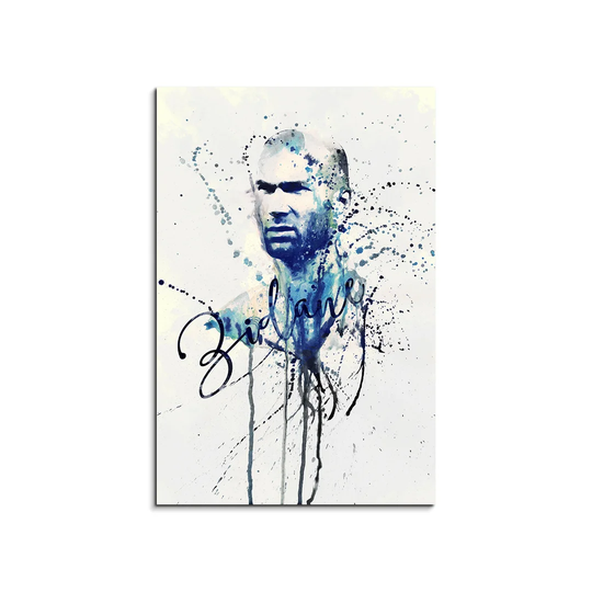 Enigma Zinedine Zidane III Graphic Art Print on Canvas