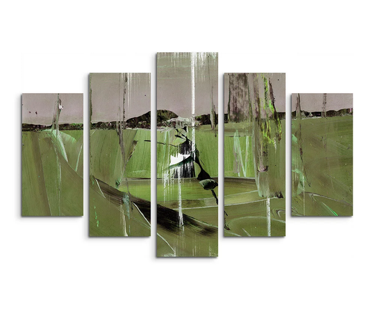 Enigma Abstract 592 Graphic Art Print Multi-Piece Image on Canvas