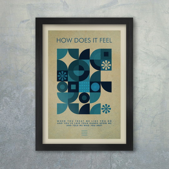 New Order Blue Monday - Song Poster