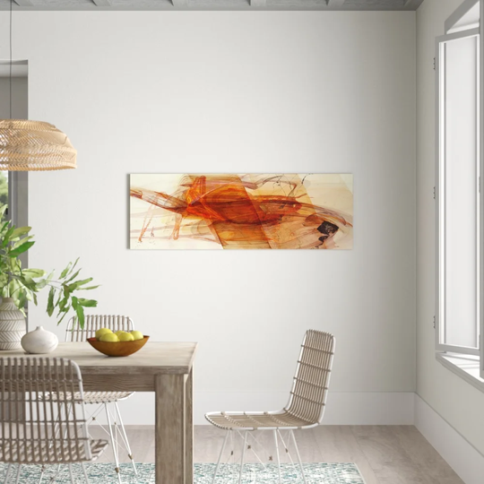 Enigma Panorama Abstract 790 Graphic Art Print on Canvas