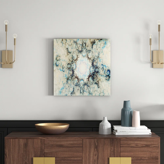 Enigma 416 Abstract Graphic Art Print on Canvas