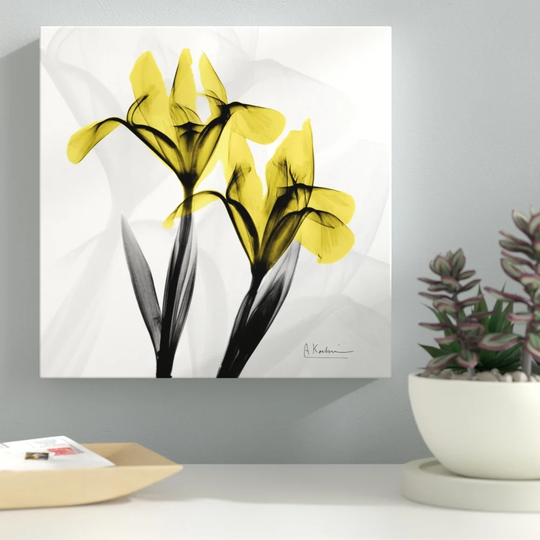 Iris - Wrapped Canvas Graphic Art Print