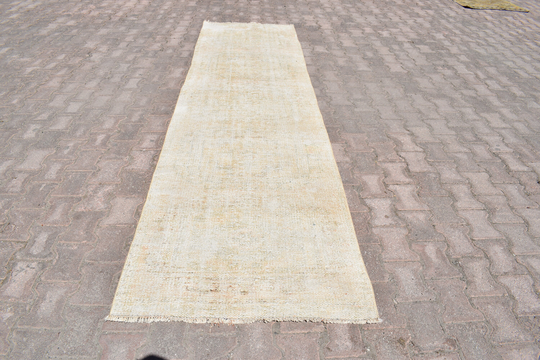 2x11 Oushak Runner Rug, Vintage Runner Rug, 2x11 Vintage Rug, Halway Rugs, Tukish Wool Runner, Turkey Rug, Home Decor, Rug, 2'9x11'1 Ft, 518-B