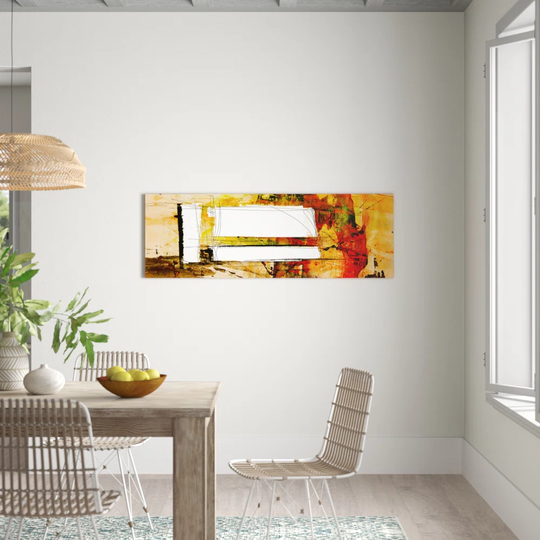 Enigma Panorama Abstract 755 Graphic Art Print on Canvas